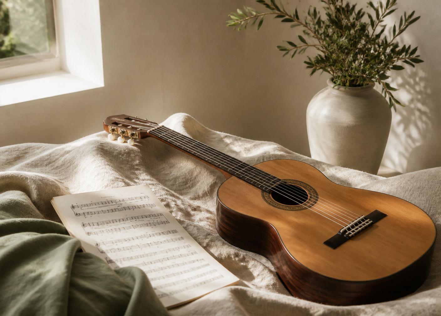 Gentle music to begin